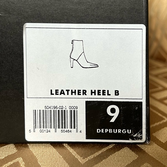 Banana Republic Italian Leather Ankle Boot New In Box Sz 9 - Picture 11 of 15